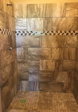 custom showers